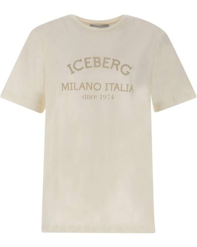 Iceberg Cotton T-Shirt - White