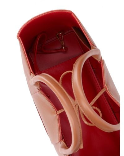 Bottega Veneta Arco Medium Tote Bag - Red
