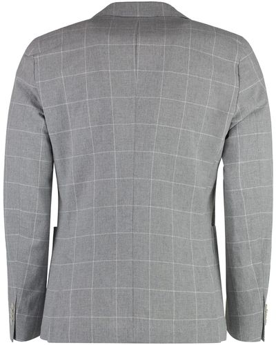 BOSS Blend Cotton Two-Pieces Suit - Gray