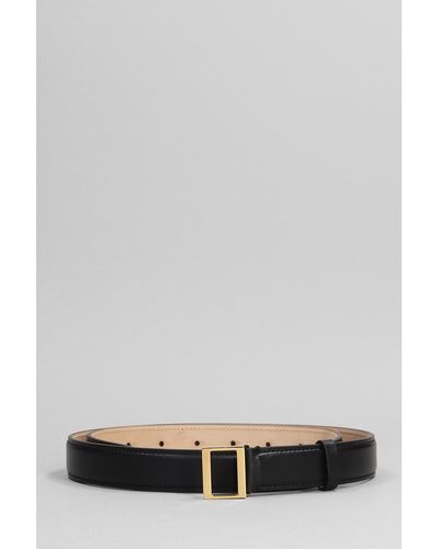 Acne Studios Belts In Leather - Gray