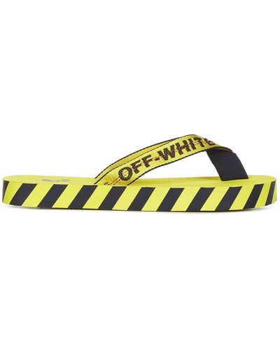 Off-White c/o Virgil Abloh Industrial Flip Flops - Yellow