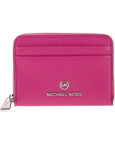 Michael Kors Jet Set - Wallet With Logo Small - Purple