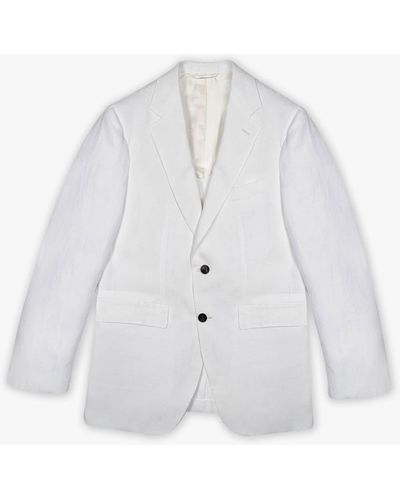 Larusmiani Handmade Jacket Godard Blazer - White