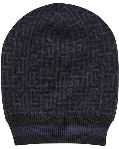 Balmain Wool Hat - Blue