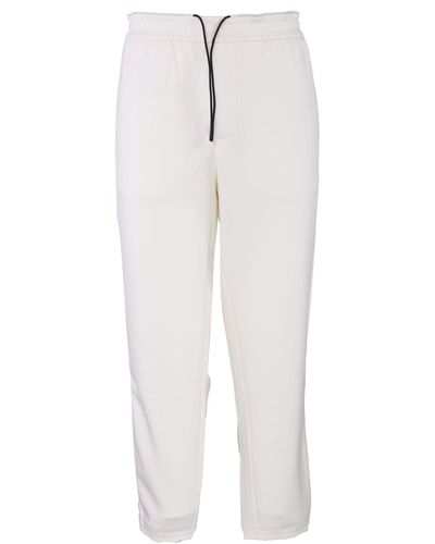 Emporio Armani Travel Essential Double Jersey jogger Pants - White