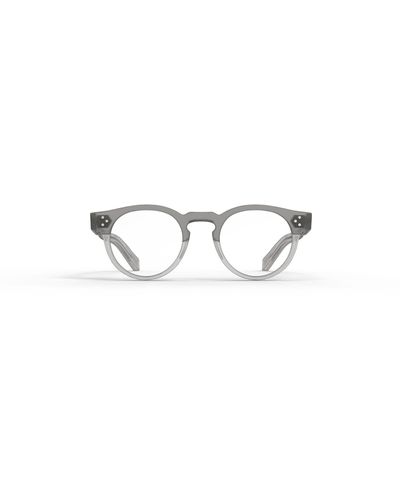 Mr. Leight Kennedy C Crystal-Pewter Glasses - White