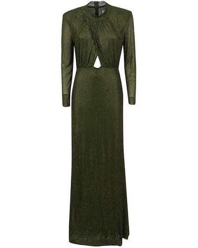 Silkfred green maxi dress sales