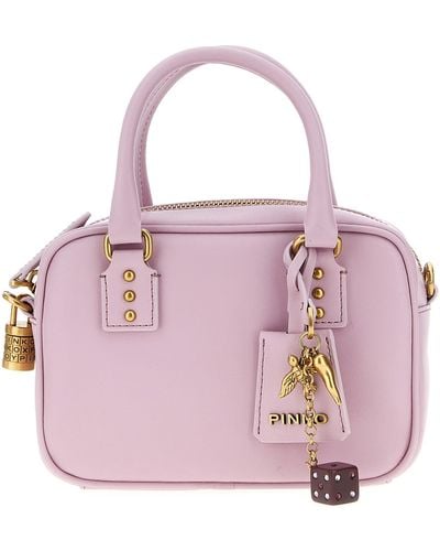 Pinko Bowling Bag Hand Bags - Pink