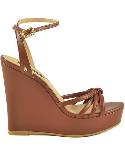 Patrizia Pepe S Leather Sandals - Brown