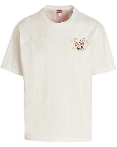 KENZO ' Bowling' Oversize T-shirt - White