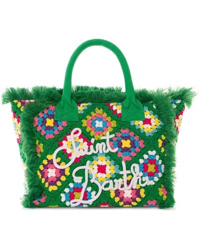 Mc2 Saint Barth Vanity Crochet Shoulder Bag - Green