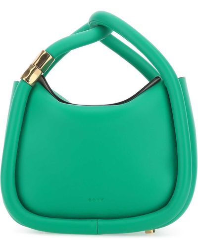 Boyy Leather Wonton 20 Handbag - Green