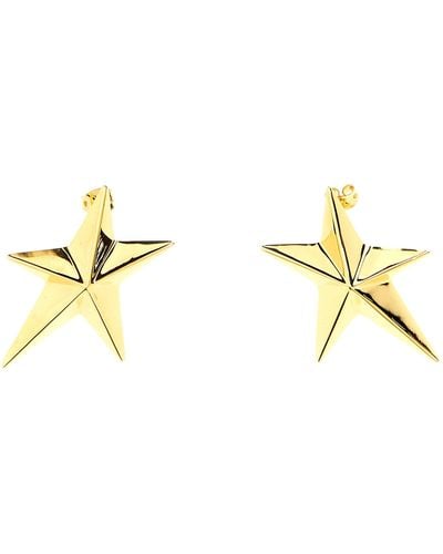 Mugler Maxi Star Earrings - Metallic