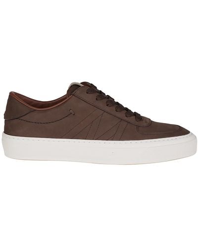 Moncler Monclub Low Top Trainers - Brown