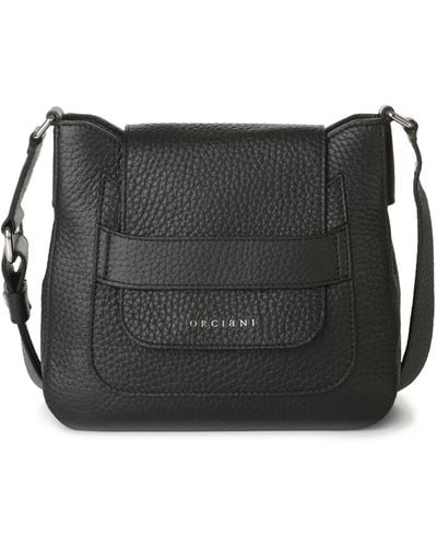 Orciani Dama Soft Midi Bag - Black