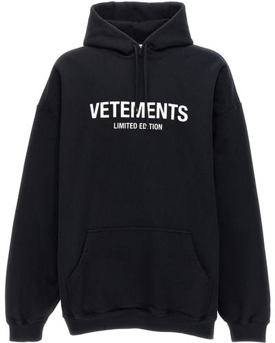 Vetements 'Limited Edition Logo' Hoodie - Blue