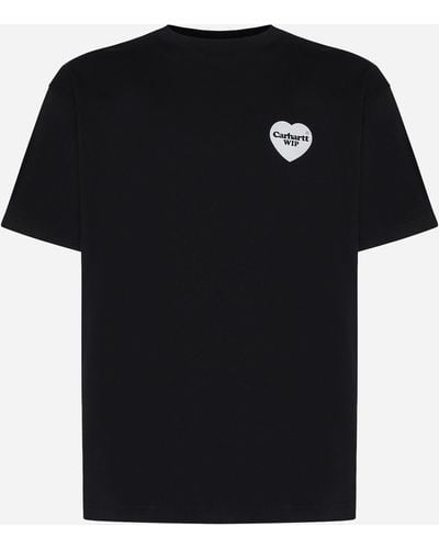 Carhartt Heart Bandana Cotton T-Shirt - Black