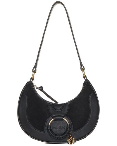 See By Chloé Hana Half Moon Bag - Black