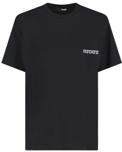 ROTATE BIRGER CHRISTENSEN Logo T-shirt - Black