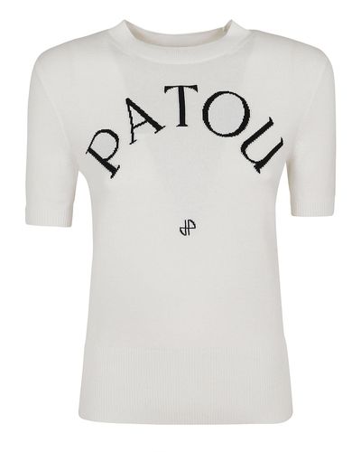 Patou Jacquard Short Slee - Grey