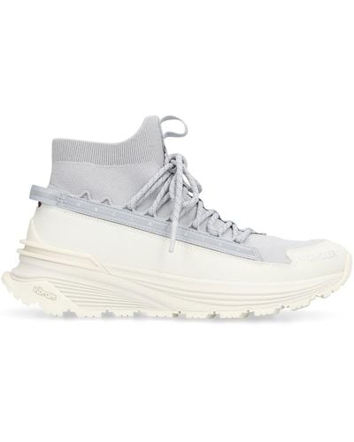 Moncler Monte Runner Glitter High-Top Trainers - White