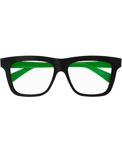 Bottega Veneta Square-frame Glasses - Green