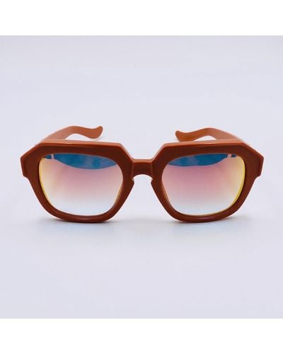 Saturnino 69 Neck-Thru Sunglasses - Brown