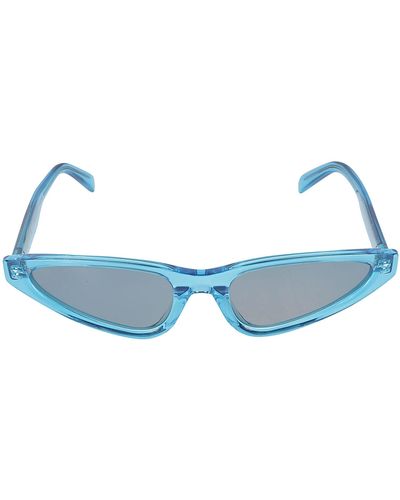 Celine Cat-eye Triangle Sunglasses - Blue