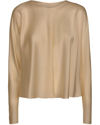 Forte Forte Round Neck Sweater - Natural