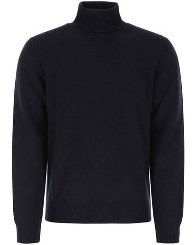 Maison Margiela Dark Blue Cashmere Sweater