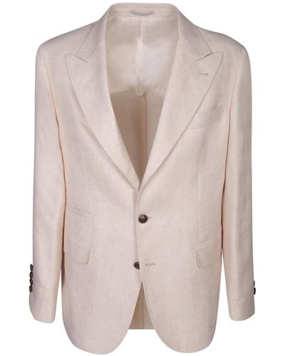 Brunello Cucinelli Single-Breasted Jacket - Pink