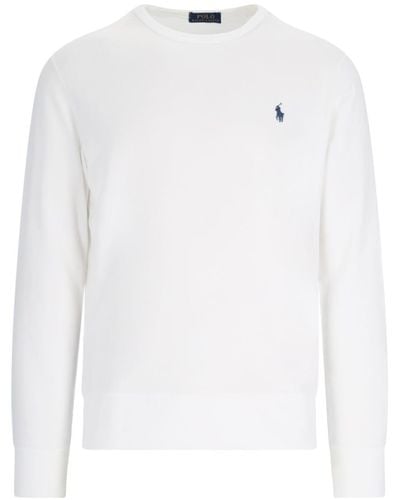 Polo Ralph Lauren Long Sleeve Cotton T-Shirt - White
