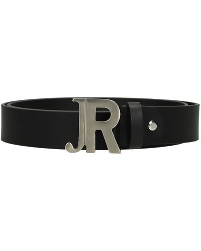 John Richmond Retkau Belts In Leather - Black