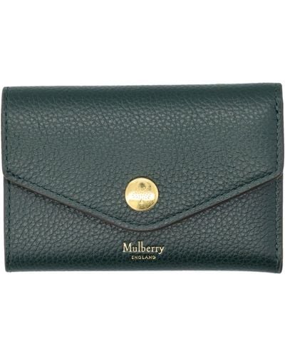 Mulberry Folded Multi-Card Wallet - Green