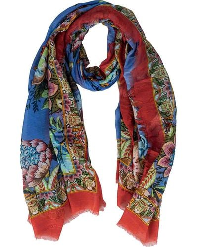 Etro Paisley Scarf - Red