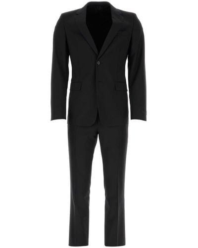 Prada Midnight Wool Blend Suit - Black
