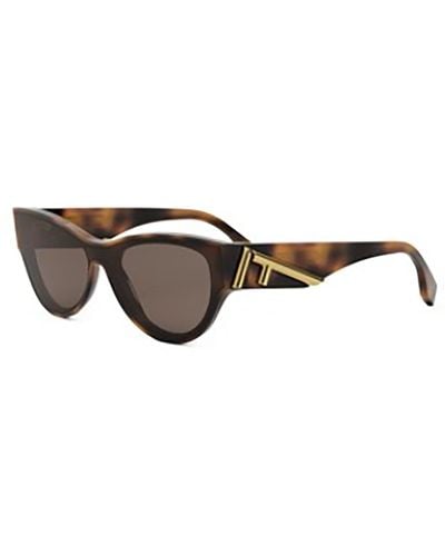 Fendi Fe40135I Sunglasses - Brown