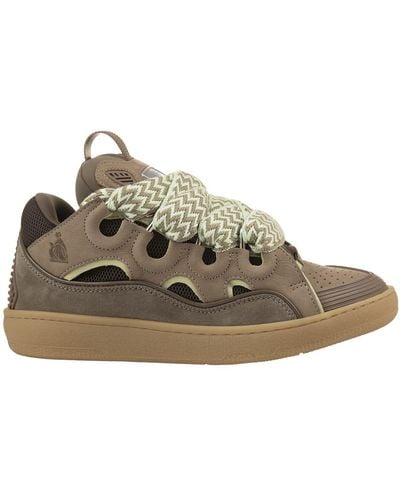 Lanvin Curb Trainers - Brown