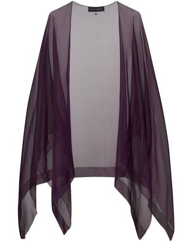 Talbot Runhof Coat - Purple