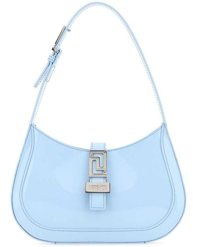 Versace Small Hobo Calf Leather - Blue