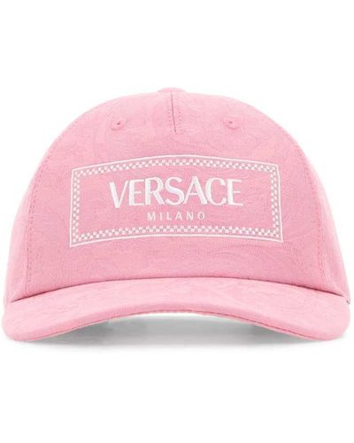 Versace Cotton Baseball Cap - Pink