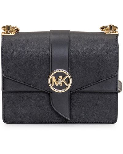 MICHAEL Michael Kors Greenwich Shoulder Bag - Black