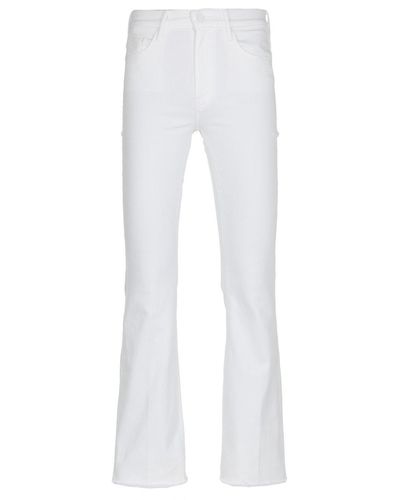 Mother High-rise Bootcut Jeans - White