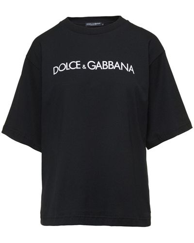 Dolce & Gabbana T-Shirt M/Corta Giro - Black
