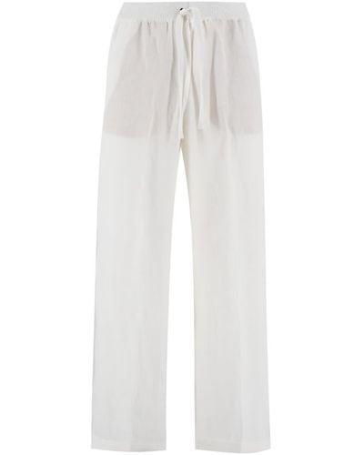 Le Tricot Perugia Pants - White