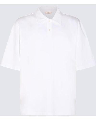 Marni Cotton Polo Shirt - White
