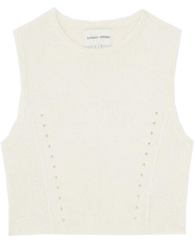 Loulou Studio Chace Top - White