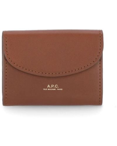 A.P.C. Geneve Coin Holder - Brown
