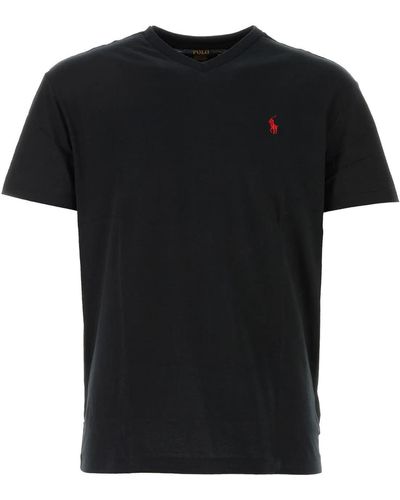 Ralph Lauren Cotton T-Shirt - Black