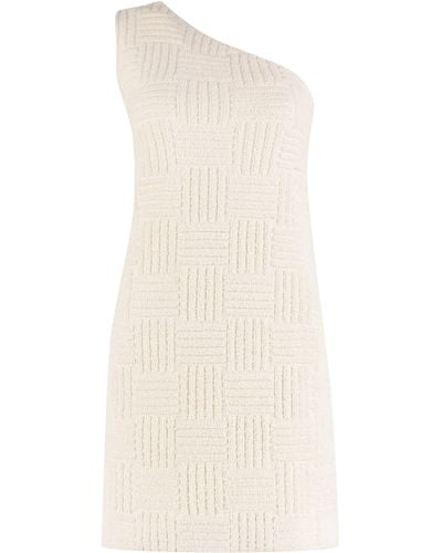 Bottega Veneta Jacquard Knit Mini-dress - White